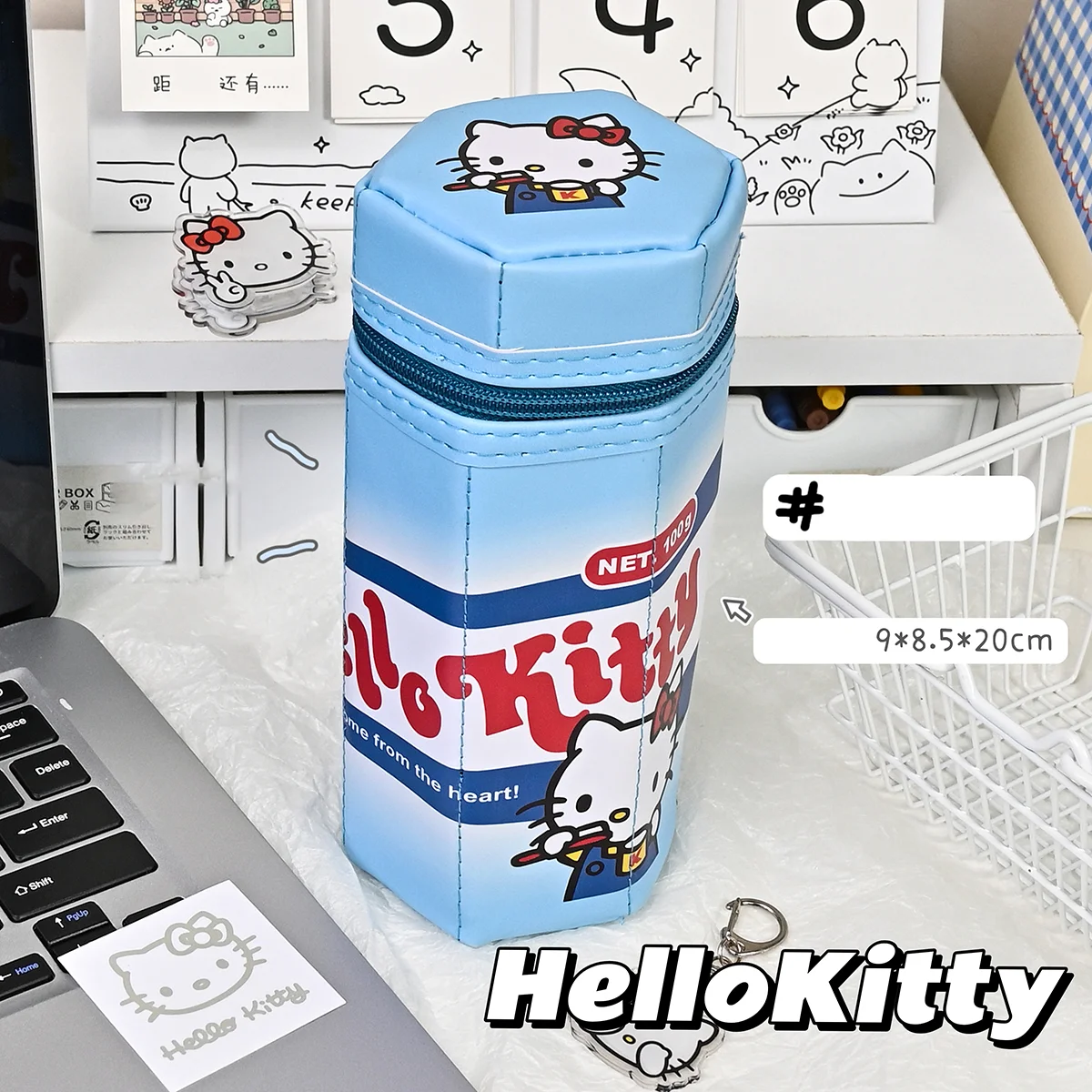 

Hello Kitty Pencil Case Cartoon Creative Toothpaste Shape Large Capacity Stationery Bag Students To School Gift New Term Gifts