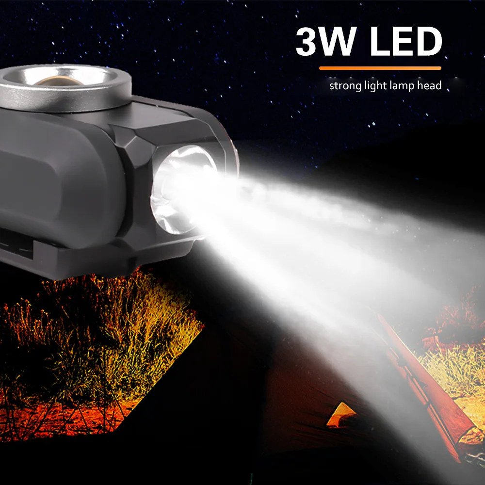 Magnetic COB LED Working Light USB Charging Flashlight Inspection Light Handy Torch Portable Lantern With Hook Mobile Power Bank