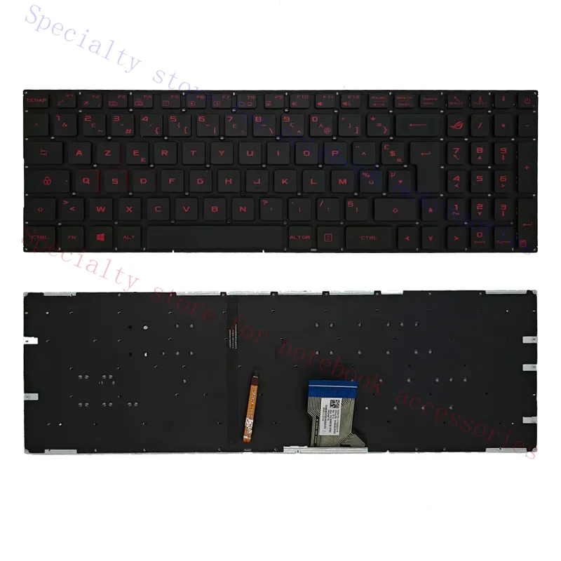 New FR keyboard For Asus GL502 GL502V GL502VT GL502VY GL502VM  red backlit clavier keyboard