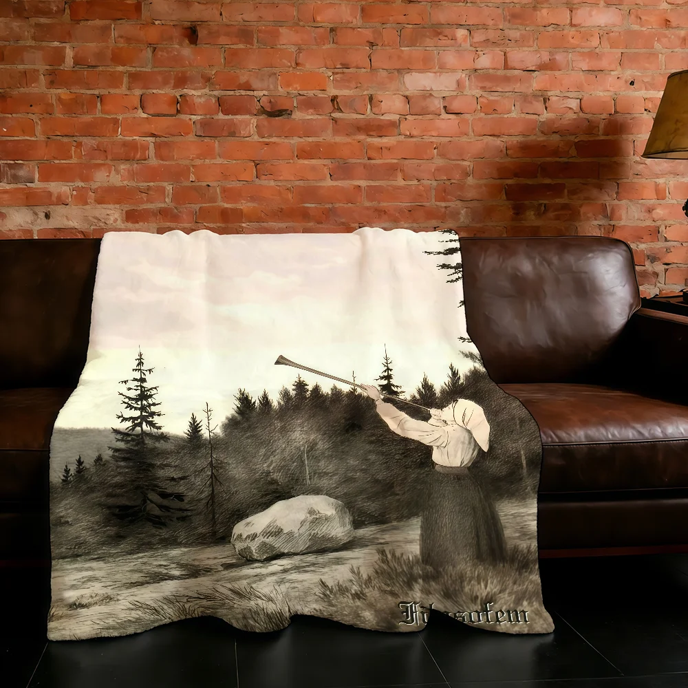 

Band Blanket Super Warm Comfortable Plush Throw Blanket Child B-Burzum Music Home Sofa Bedroom Gift