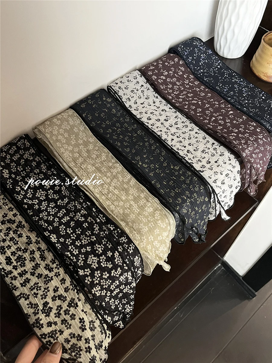lenco-de-seda-coreano-longo-com-estampa-floral-feminino-elegante-e-versatil-lenco-decorativo-para-o-pescoco-novo-estilo-de-primavera-em-fibra-de-poliester