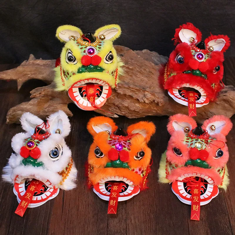 

Lion Dance and Lion Awakening Pendant Chinese Style Gift Featured Toys Puppets and Doll Crafts