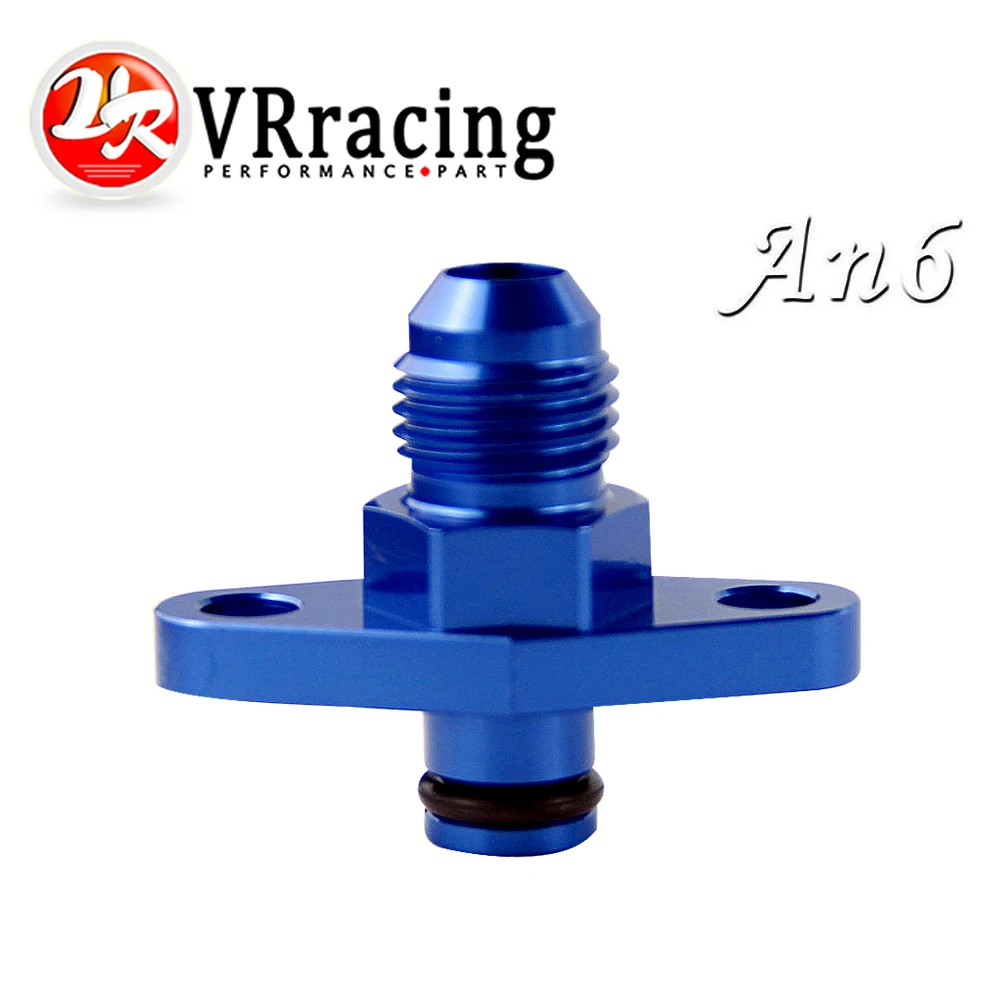 VR - AN6 Fuel Rail Pressure Regulator Adapter Blue for NISSAN TOYOTA SUBARU VR-FPA14