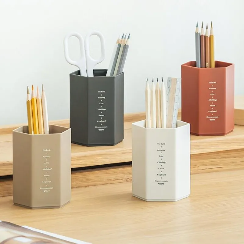 Minimalist Modern Office Desktop Storage Pen Holder Student Desktop Function Pen Holder Children's Creativity