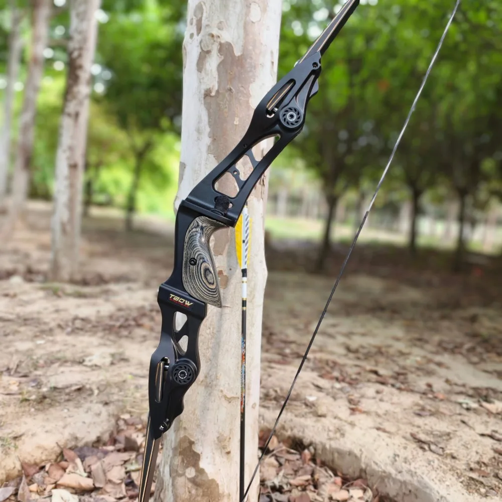 Archery 62'' Recurve Bow 25-60 Lbs ILF Interface CNC Handle 19