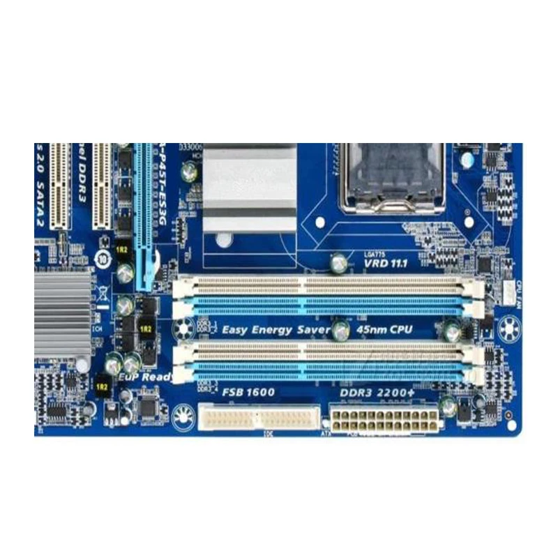 Imagem -04 - Usado Lga 775 para Intel P45 Ga-p45t-es3g P45t-es3g Computador Usb2.0 Sata2 Motherboard Ddr3 16g Desktop Mainboard