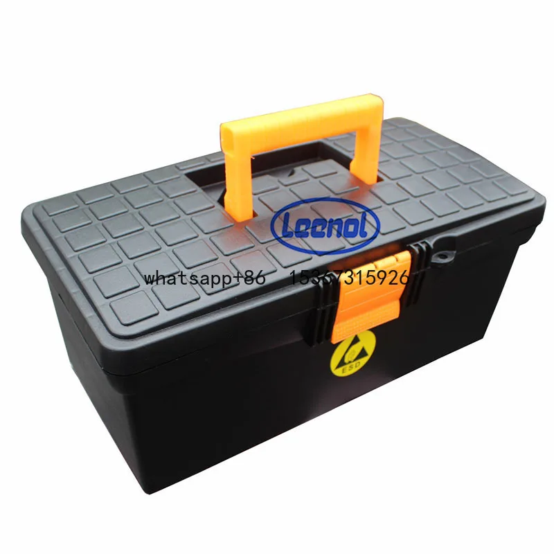 

Leenol Manufacturer ESD black ABS plastic Antistatic tool box