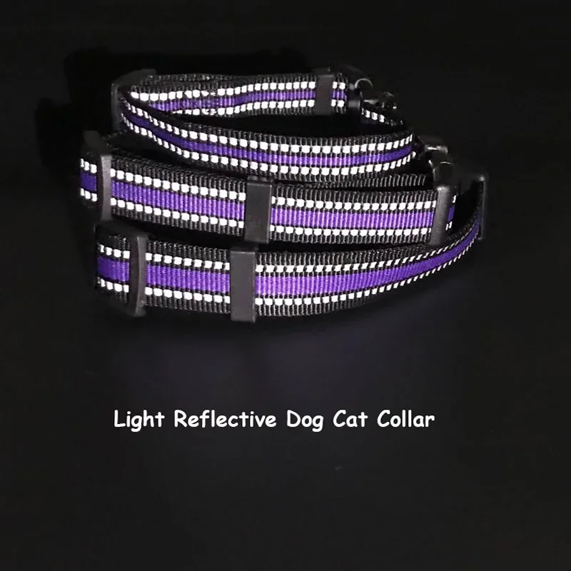 

Reflective Dog Collar Nylon Collar for Dogs Cats Adjustable Durable Collar Leash for Small Medium Large Dogs Cats Pet Supplies