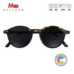 Meeshow 2024 NEW Crystal Sunglasses Womens men's polarized Sun Glasses Vintage Solar Gradient Lenses UV400 Shades Lady Eyewear