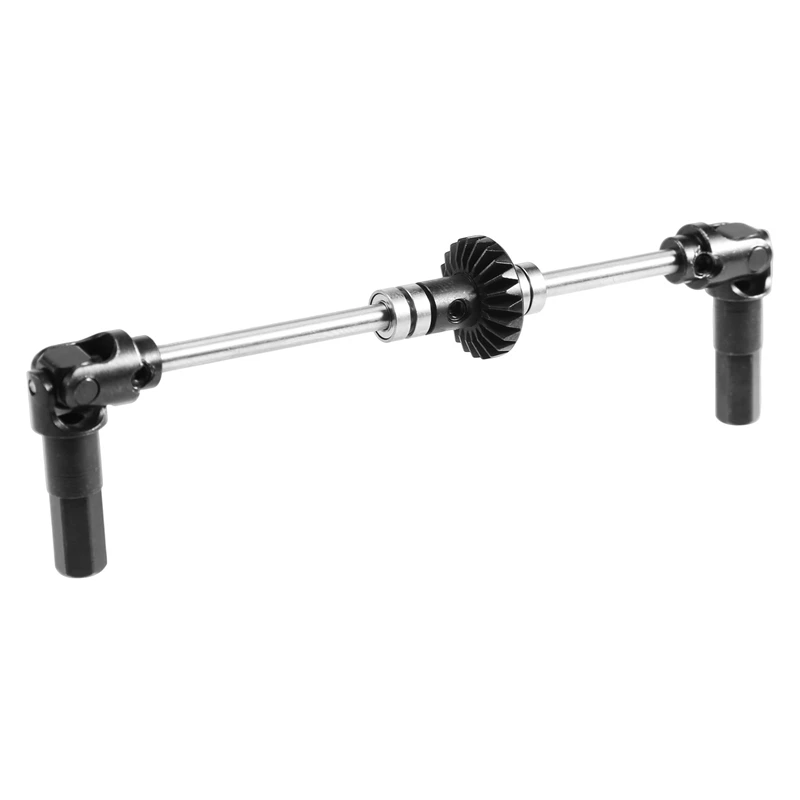 ABJL Metal Front Axle Steel Gear Bridge Kit for WPL C14 C24 B36 B16 1/16 RC Car Upgrade Parts
