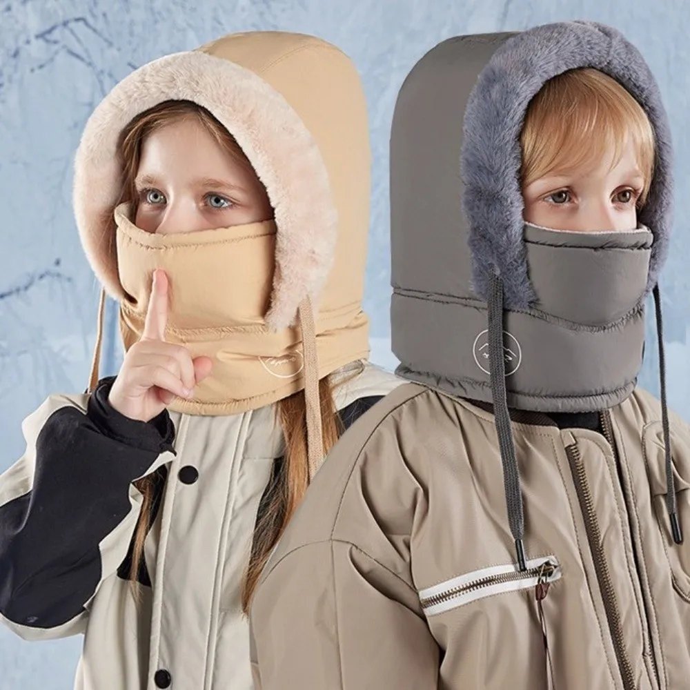 

Keep Warm 3-in-1 Winter Cycling Hat Cold Resistant Windproof Warm Scarf Face Mask Velvet Head Cover Lei Feng Hat Outdoor