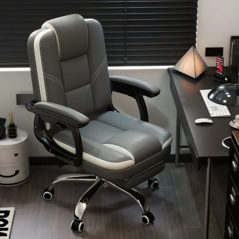 

ew-Living Modern Office Chair Ergonomic Support Luxury Computer Office Chair Study Armrests Cadeira Para Computador Furniture-