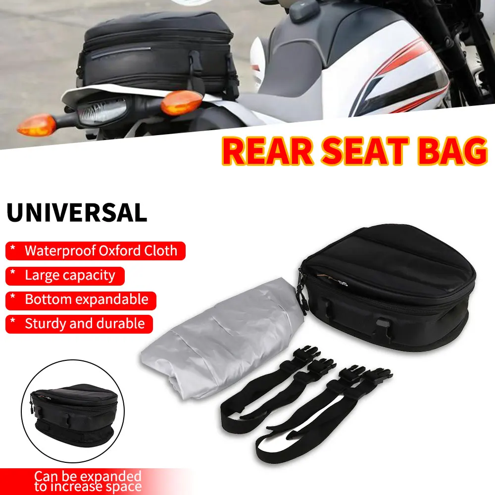 

Водонепроницаемые сумки-рюкзаки из Оксфорда для мотоциклов, задние сумки на сиденье, сумки для мотоциклистов, спортивный багаж для скутеров, сумки для питбайков