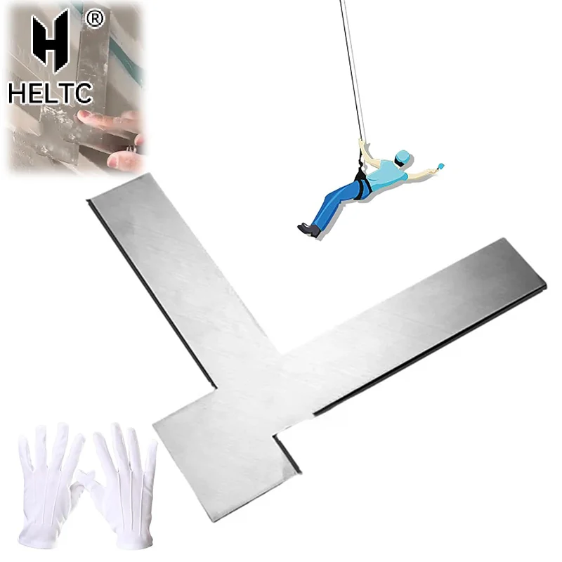 

90°Right Angle Leveling Device Stainless Steel Calibrated Right Angle Tool Precise Corner Level Scraping Edge