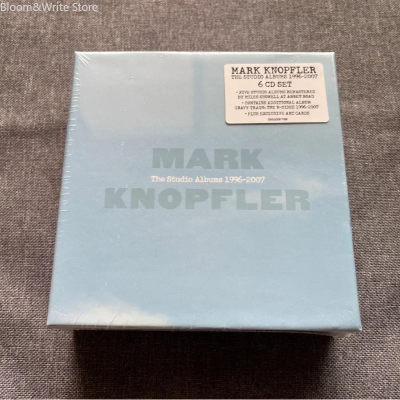 M-Mark K-Knopfler The Studio Albums 1996-2007 6CD Box Set, Remastered Studio Records with B-Sides Album & Art Cards