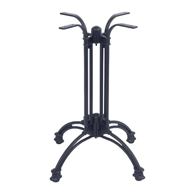 

Outdoor cast aluminum dining table leg base aluminum alloy leg bracket