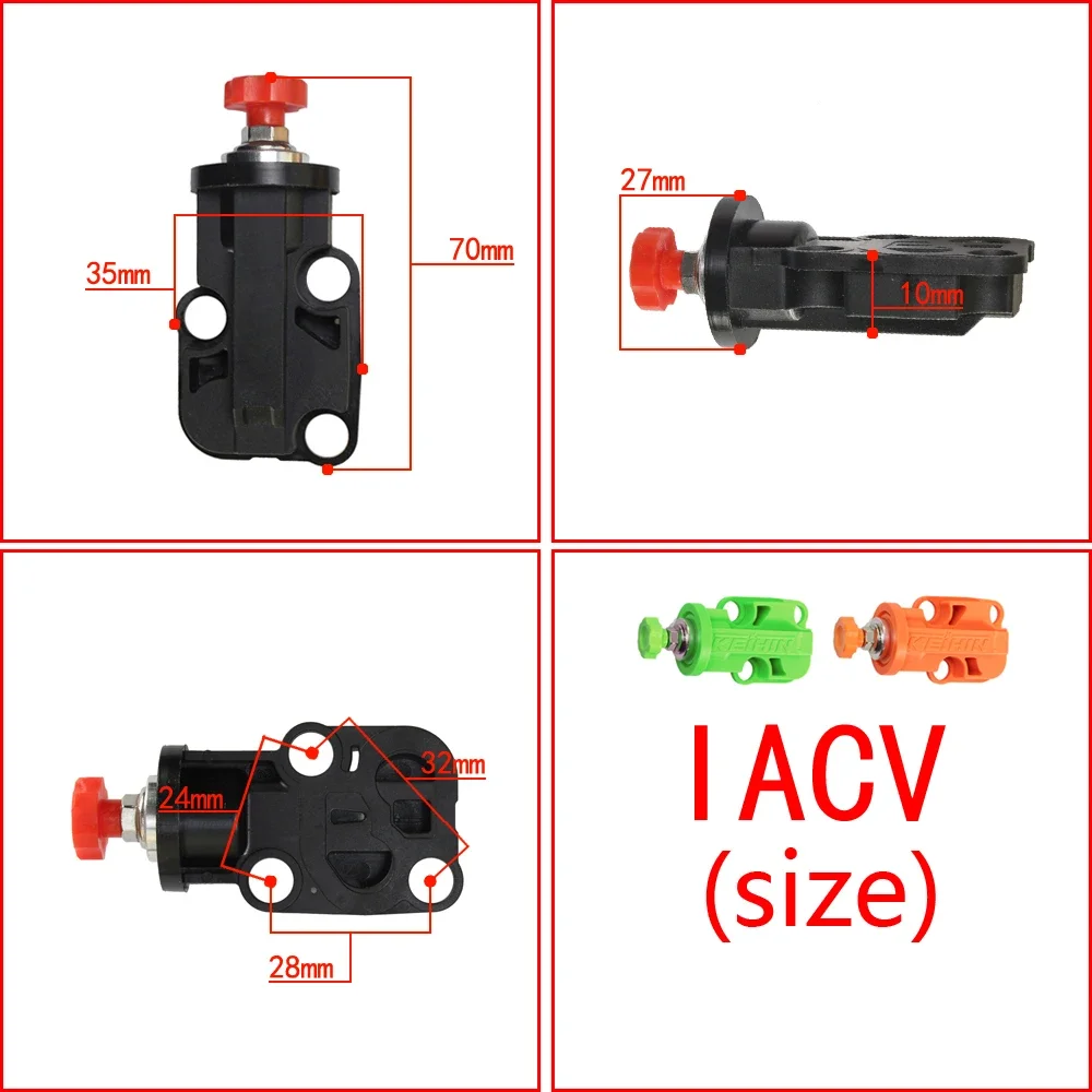 CNC Manual IACV Idle Speed Adjuster For RS150R Winner X Supra GTR150 Sonic 150R CB150R