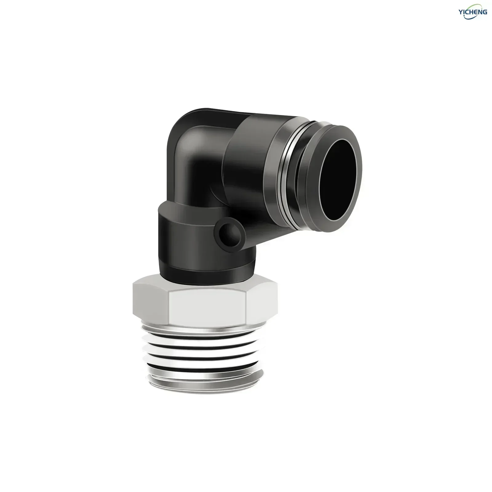 PNEUMATIC Male 14mm Tube OD Elbow BSP Thread specification 1/4"3/8"1/2"Inch 90°Push to Connect Fitting (Pack of 10)