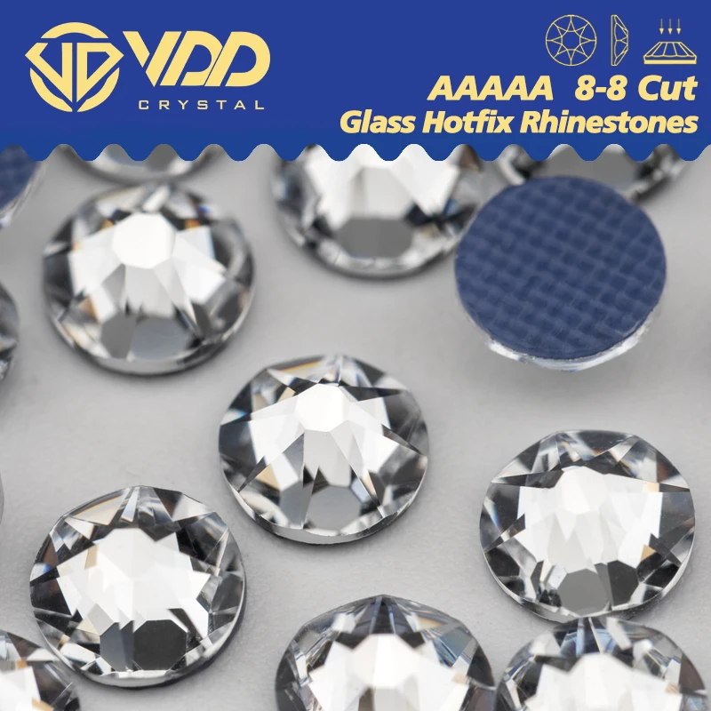 VDD SS6-SS30 Top Quality AAAAA Hotfix 2088 8 Big 8 Small Crystal Rhinestones Flatback Glitter Stones For Clothes Wedding Dress