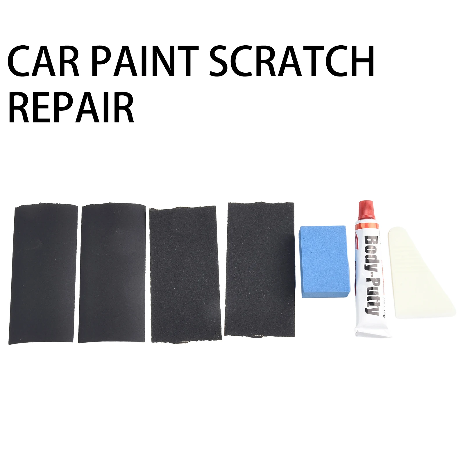 Car Body Putty Scratch Filler Painting Rep Pen Non Toxic Permanent Water Resistant Assistant Smooth Auto Tool Sandpaper Pad