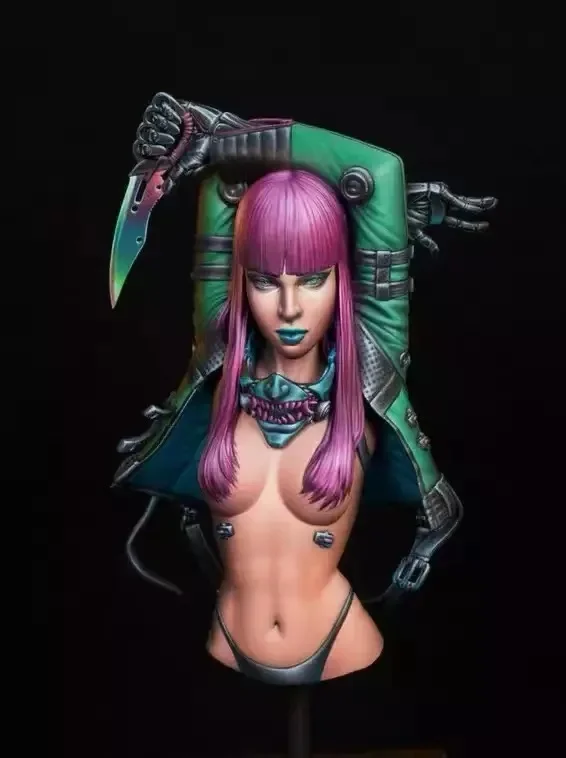 1/10 수지 모델 흉상 GK, 조립되지 않은 도색되지 않은 키트