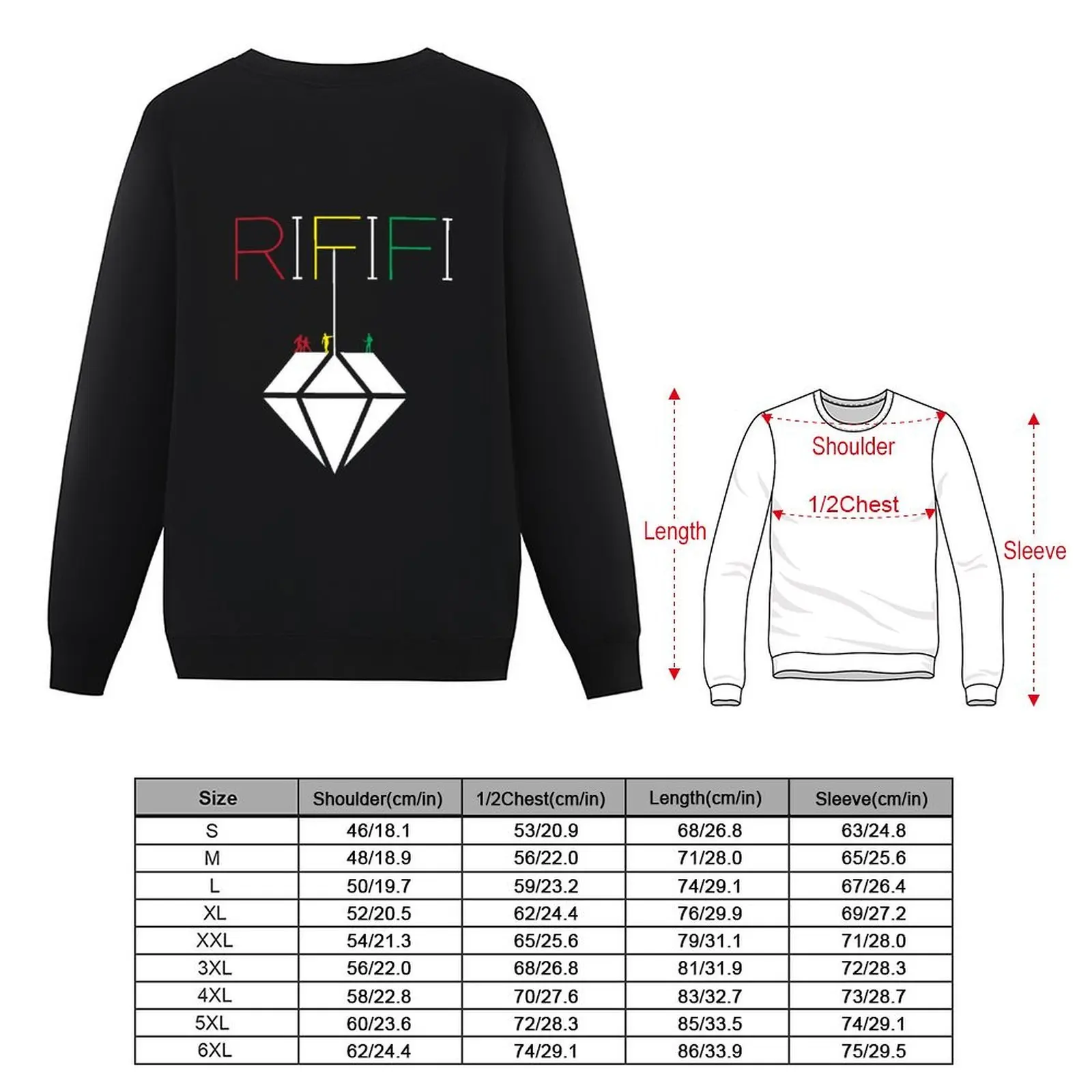 Rififi البلوز الذكور الملابس أنيمي ملابس رجالي مصمم الملابس الخريف سترة الرجال الشتاء رجل البلوز