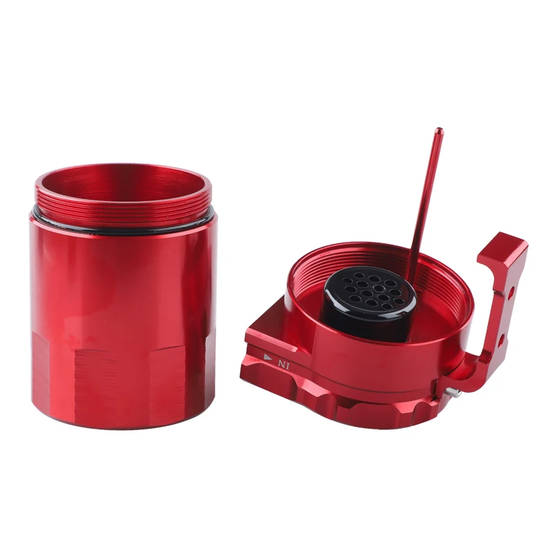 خزان الاستراحة العالمي لالتقاط الزيت + مجموعة مرشح أسطوانة ألومنيوم فضي أرجواني أسود أزرق أحمر