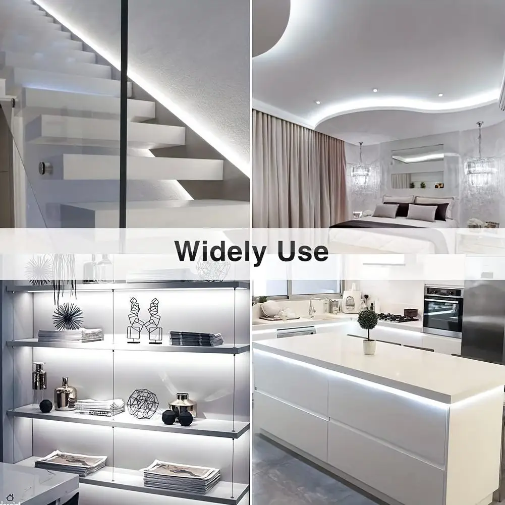 Striscia LED USB 5V con sensore di scansione manuale Interruttore ON/OFF Dimmerabile 2835 Lampada a nastro flessibile per TV Retroilluminazione Armadio Arredamento della stanza
