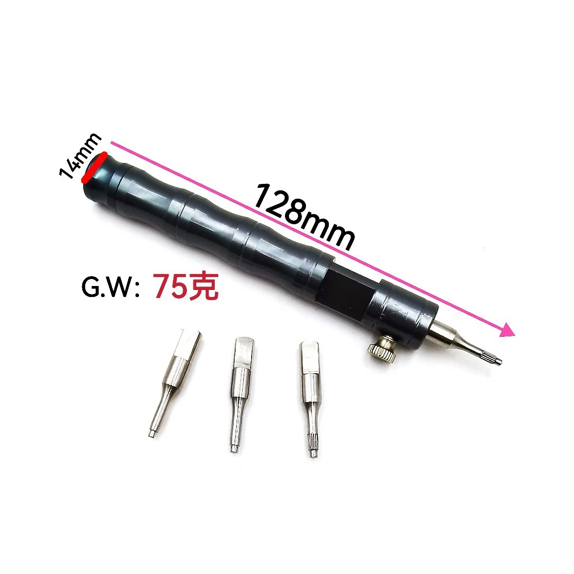 المهنية ووتش تاج أنبوب إدراج مزيل فتاحة حامل ووتش المناسب أداة إصلاح الساعاتي مشاهدة أنبوب إدراج فتاحة