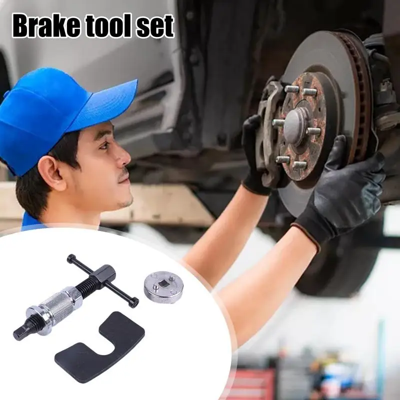 Car Brake Sub-Cylinder Adjustment Set Brake Pad Replacement Tool Brake Pad Adjuster For Most Cars With Right-hand Thread