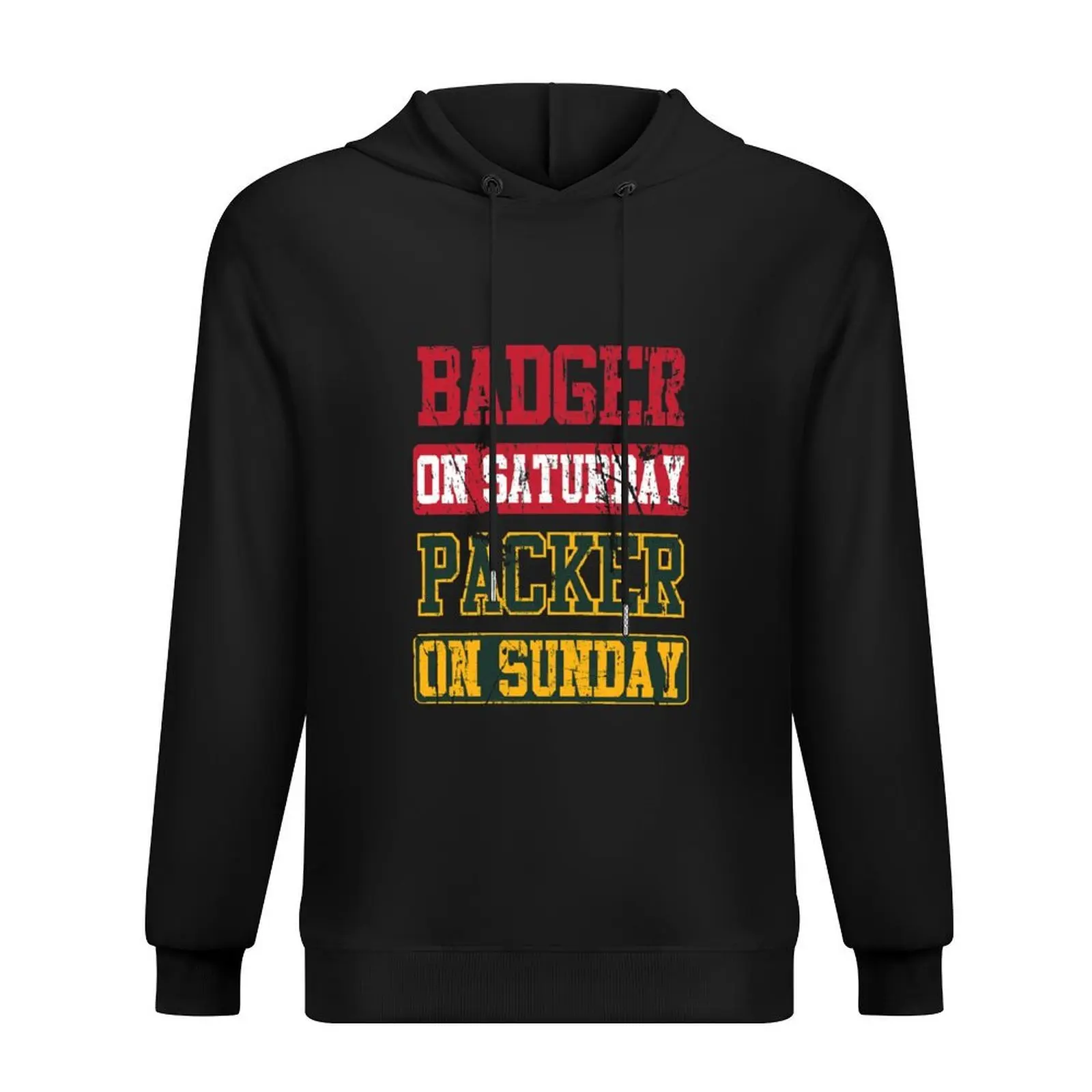 

Badger On Saturday Packer On Sunday Men Gifts Hoodie autumn clothes blouse autumn men's autumn clothes hoodie men