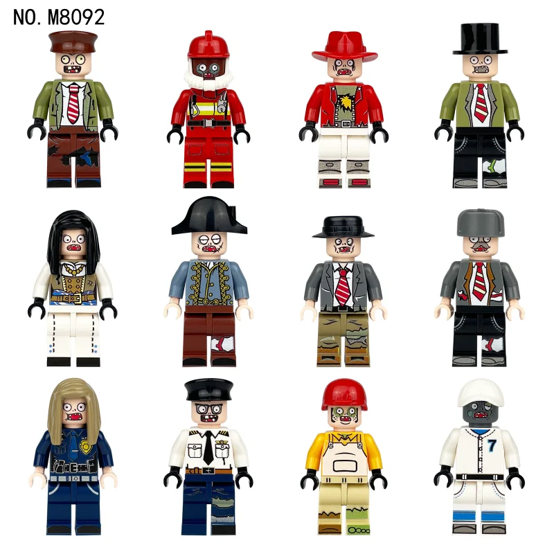 Children's Building Blocks Toy Mini Figure Humanoid Dolls Cartoon Character Birthday Gift Educational Playset for Kids