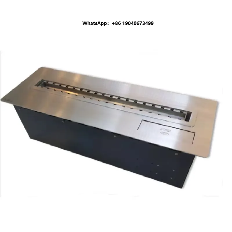 Modern Steel Electric Fireplace Automatic Fireplace for Villa Alcohol-Fueled Heating Solution xyl