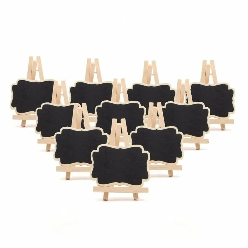 

Wooden Blackboard Universal Message Board Mini Chalkboard Portable Wedding Party Decor Decorative Parts