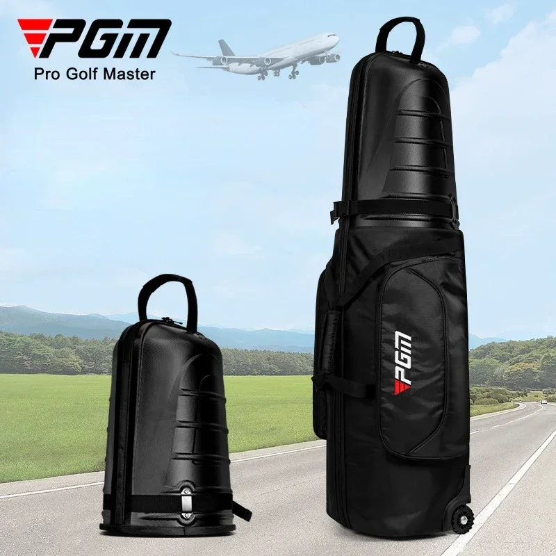 

PGM Golf Aviation Bag Men Women Hard Shell Anti Collision Squeeze Aircraft Consignment Belt Roller Skating Travel Bags HKB014