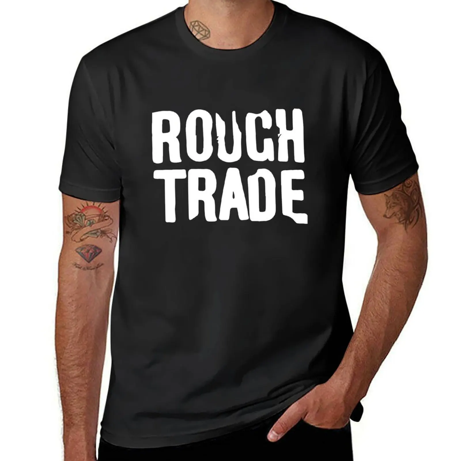 Rough Trade Merch Rough Trade Logo T-Shirt hippie clothes oversizeds customizeds t shirts for men