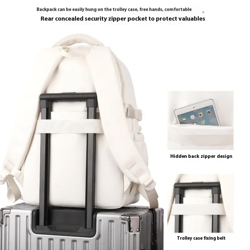 BunnyFly School Backpacks for Girls Teens Elementary Middle Large Capacity Bookbag with Many Pockets for Travel and School