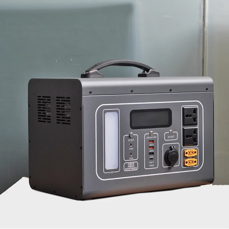 1500w Portable Power Station Outdoor Camping LiFePO4 Lithium Battery 1500W 3000W Power Pure Sine Wave MPPT Solar Panel