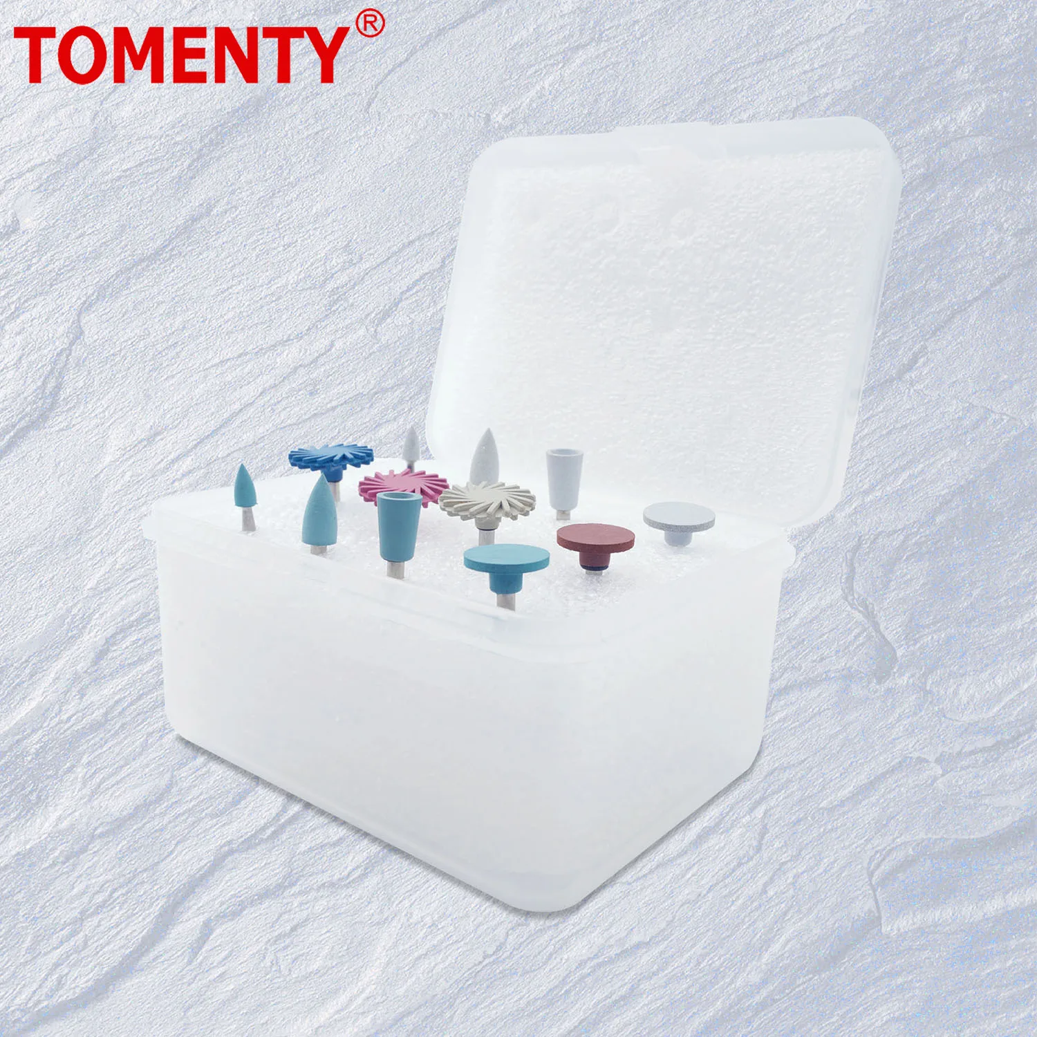 

12 шт. новейший стоматологический полировальный круг из резиновой смолы Pk004, набор спиралей для шлифовки и отделки композитной смолы, стоматологические инструменты