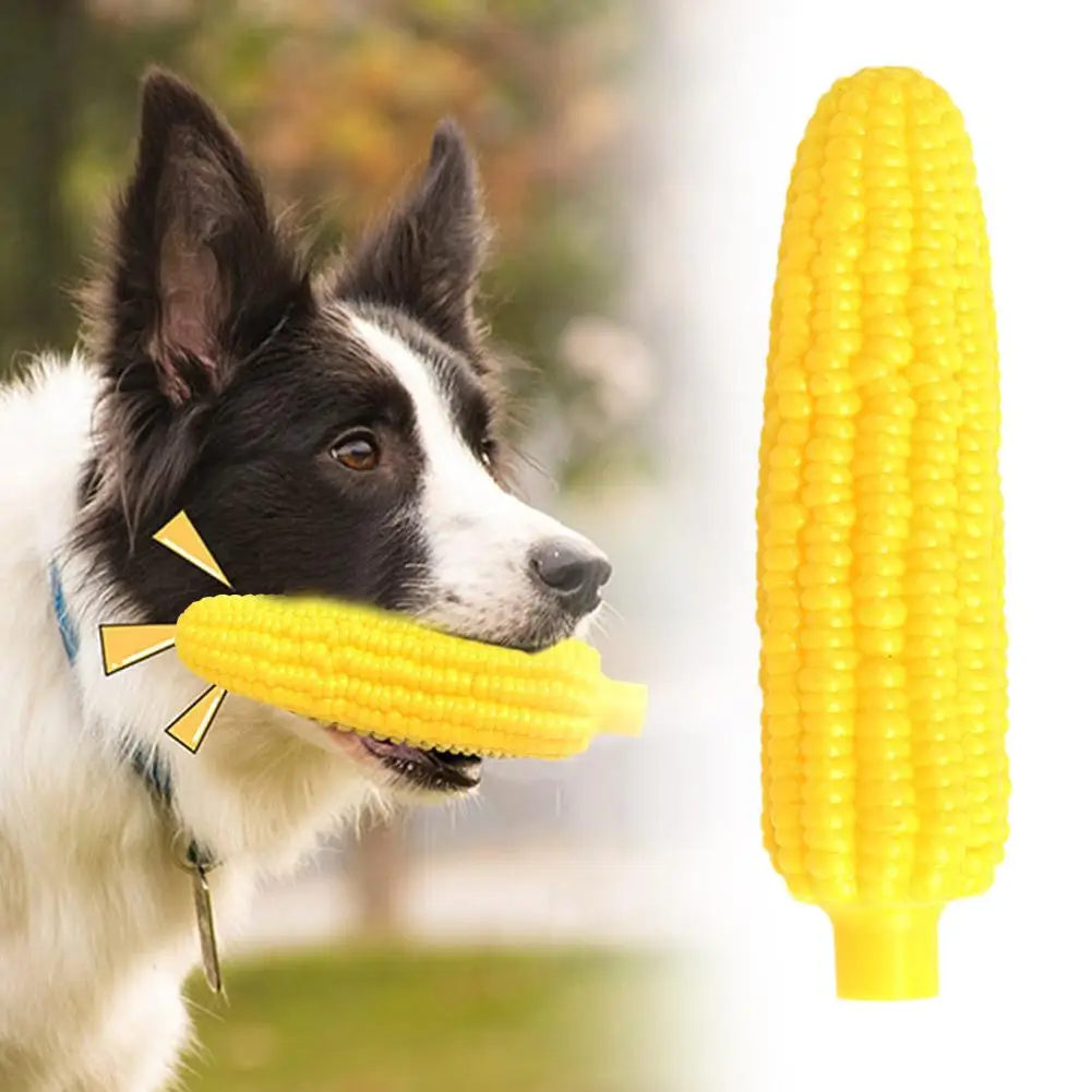 Dog Pet Products, Corn, Sound Making Toys, Bite Resistant Grinding Cleaning Dog Sticks, Relieve To Boredom Tease Balls And B5l2