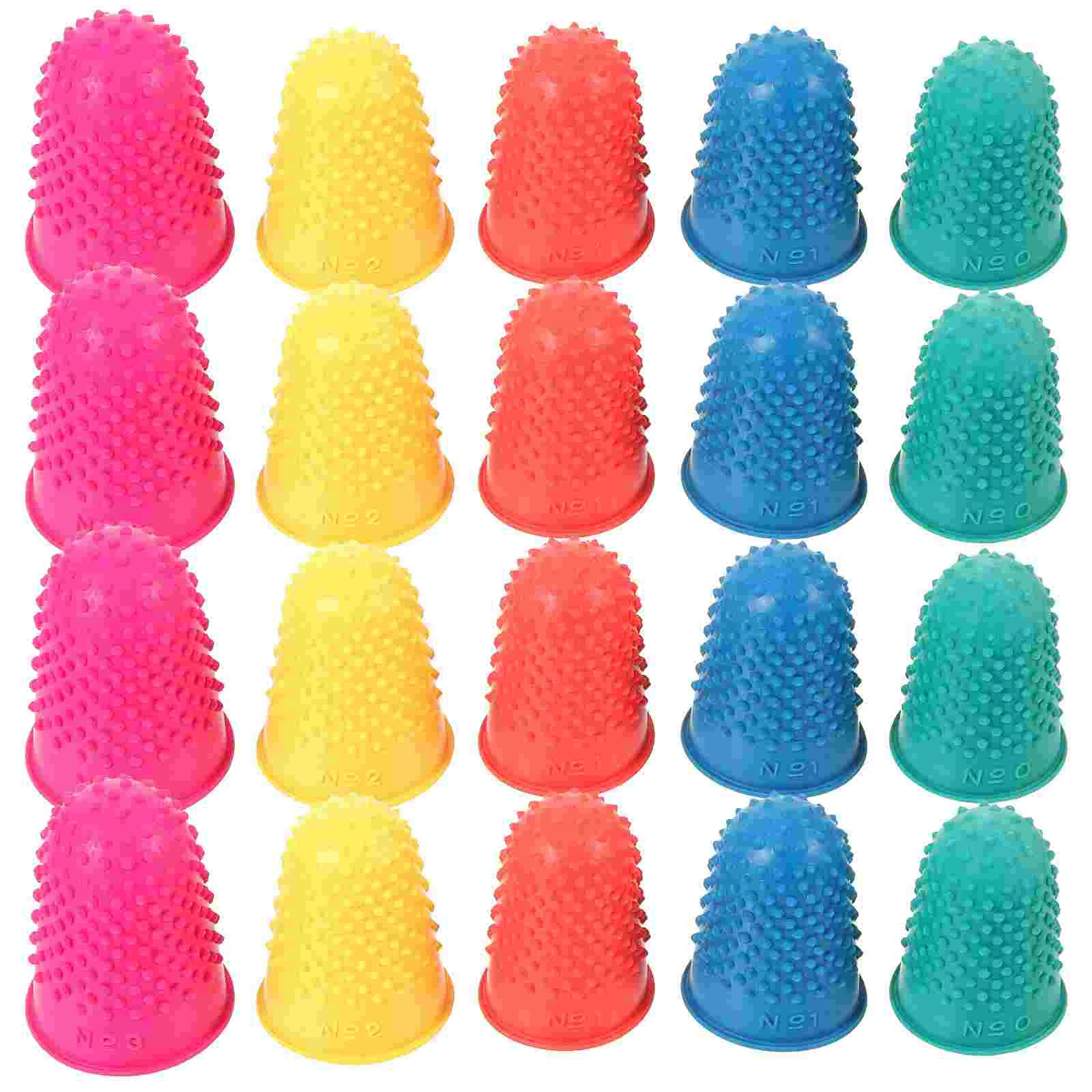 20 Pcs Accessories Finger Accessory Home Non-slip Rubber Protectors Natural Wear-resistant Household Cover Condom Pointed