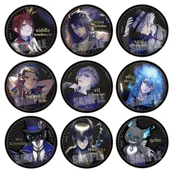 Twisted-Wonderland Anime Broche Grimmige Nare Crowley Ace Trappola Pins Schattige Badge Hanger Accessoires Rugzak Fans Collectie Cadeau