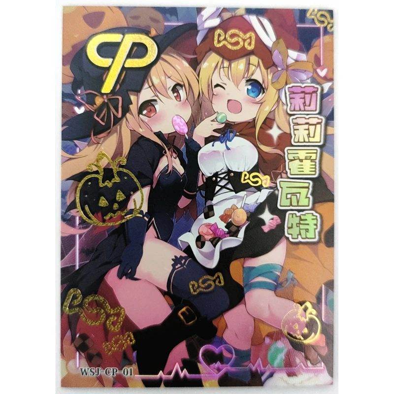 Anime Goddess Story Halloween night CP EX card Kamado Nezuko Agatsuma Zenitsu Game Collection boy Birthday Christmas gifts