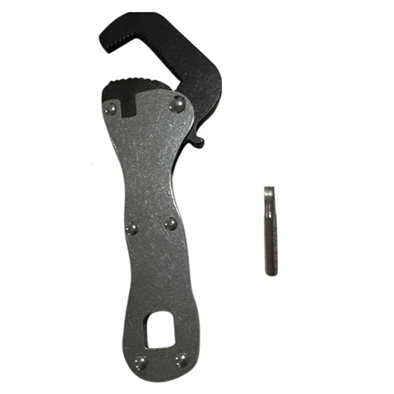 Llave ajustable, llave de alta resistencia, herramienta manual compacta para tuercas y pernos, accesorios de 5/16 a 3/4 pulgadas, llave de mango corto