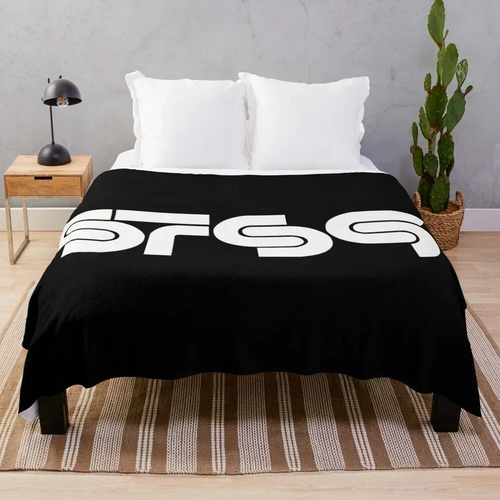 

sts9 white letter Throw Blanket Beach Plaid Sofa Throw Blankets