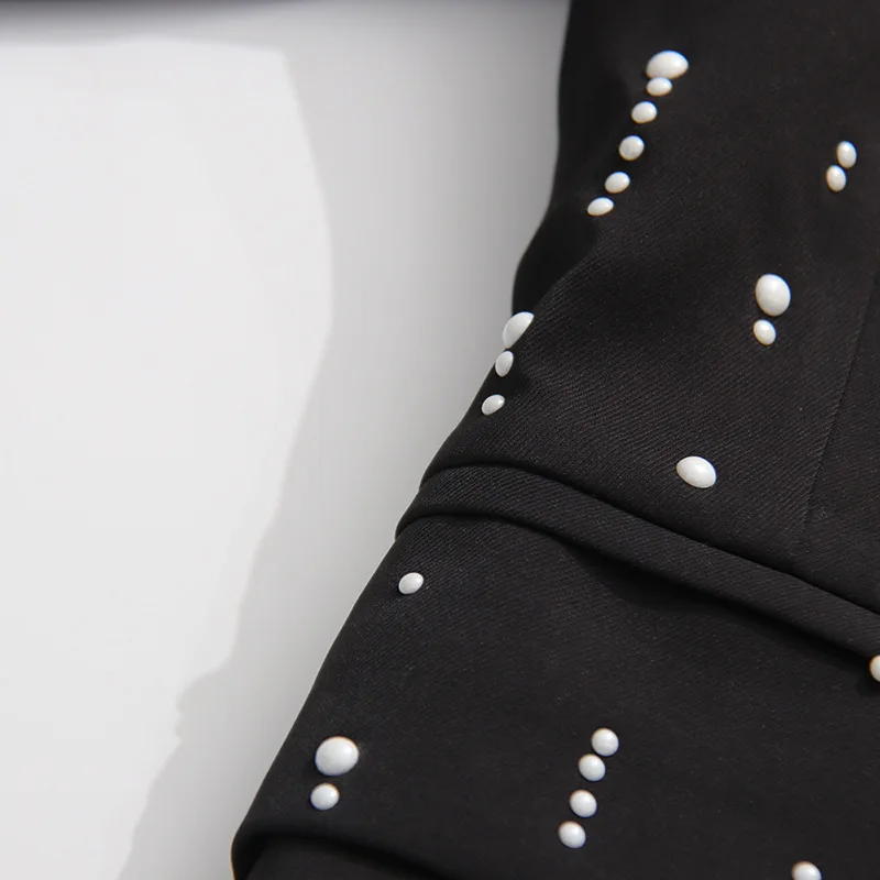 新着 レディース ストライプ柄コート 長袖 ターンダウンカラー ブラックコート