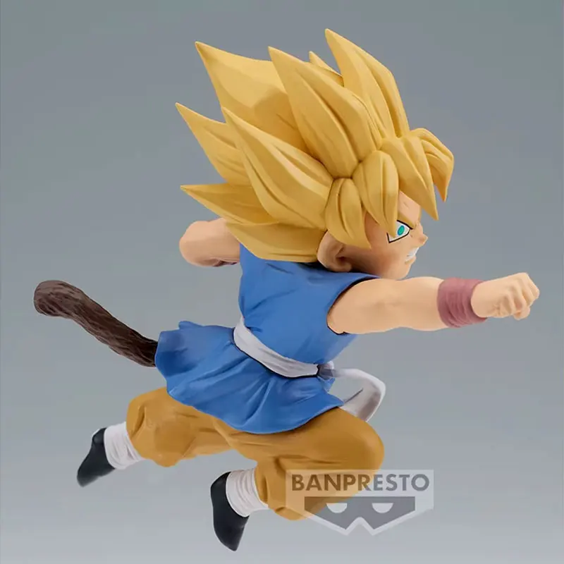 Bandai DRAGON BALL GT Competitor Son Goku SUPER 17 Anime Figure Model Collection Ornaments Genuine Gifts Toys in Shelf