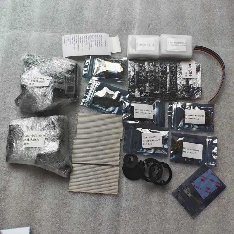 NEW Charybdis Mini/Nano Split Keyboard Pcb Material Kit Custom Wired/wireless hot-swap Split Mechanical Keyboard Not Pre Built