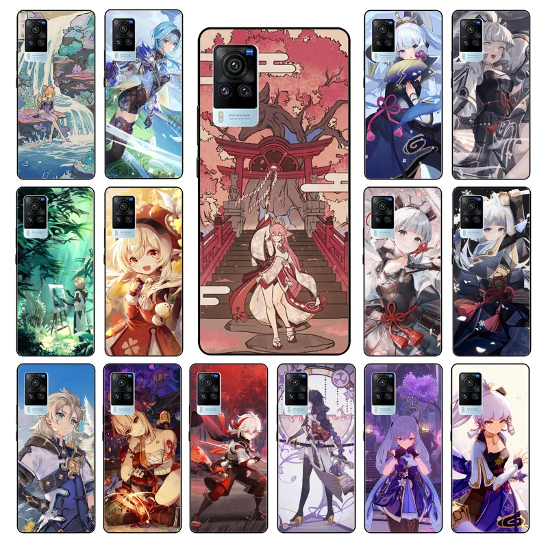 Genshin Impact Game Yan Fei Phone Case for VIVO V21E V21 V23 V23E V2109 Y53S Y33S Y55 Y76 Y31 Y21 Y72 Y01 Y21S Y11S Funda Coque