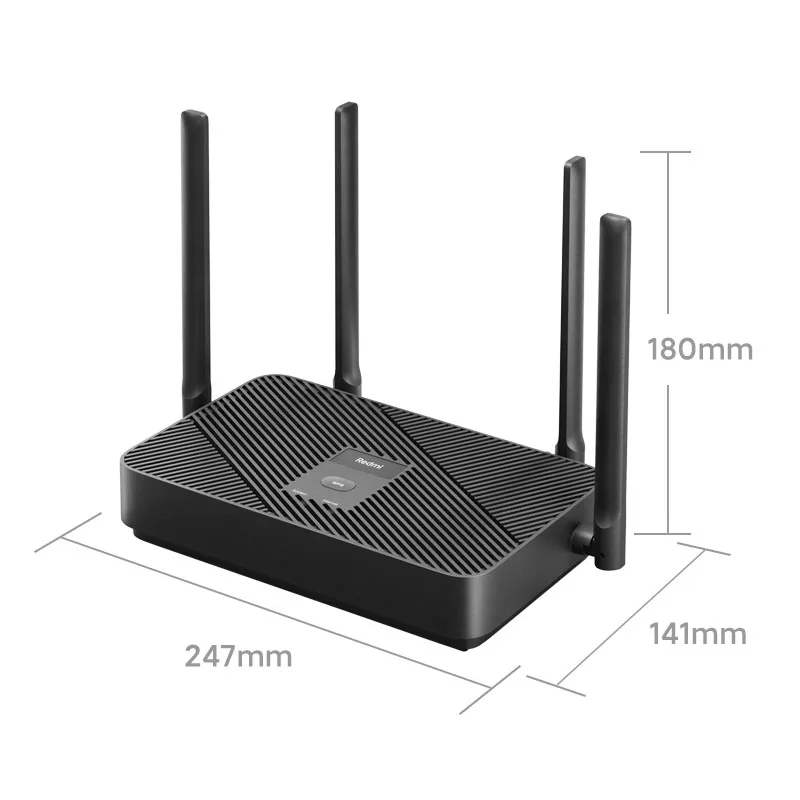 XIAOMI Redmi Router AX1800 Wi-Fi 6 Router Mesh Group 2.4/5GHz 256MB Dual-band OFDMA Works with Mi Home App Network Fiber Optic